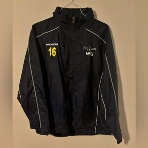 Leighton United FC Football Soccer Rain Jacket Size Adult Small 34/36